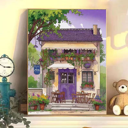 Urban Café Landscape Wall Art