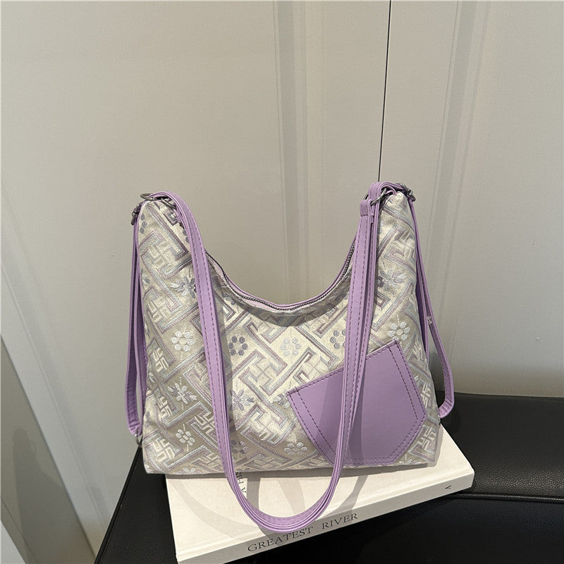 Stylish Geometric Pattern Shoulder Bag Acalora