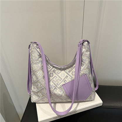 Stylish Geometric Pattern Shoulder Bag Acalora