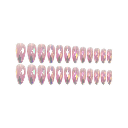 Artificial nails with radiant crystal design Acalora