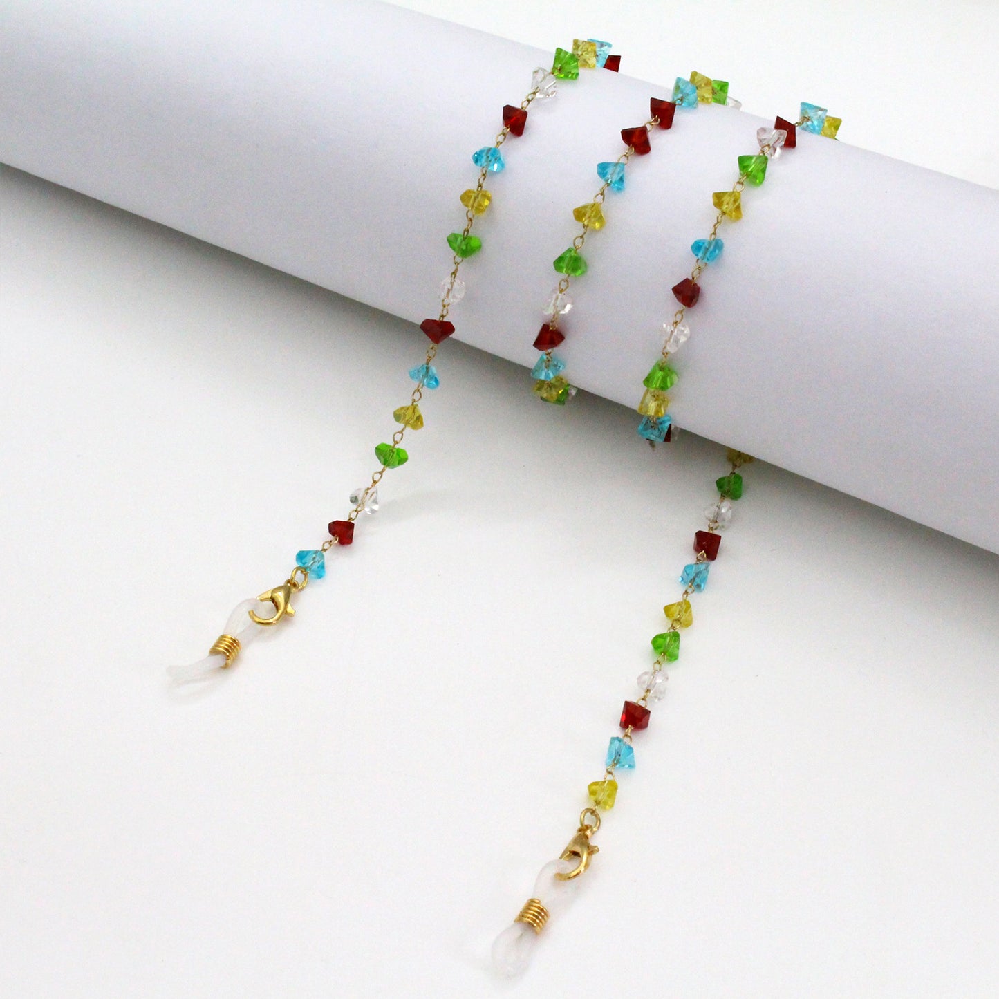 Artistic Gemstone Eyewear Chain Acalora