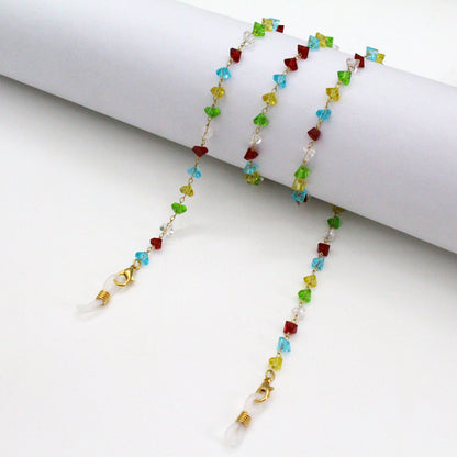 Artistic Gemstone Eyewear Chain Acalora