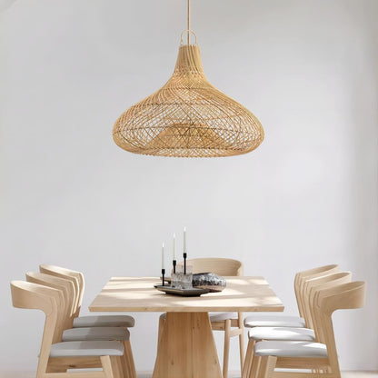 Decorative Hanging Light Made of Rattan Acalora