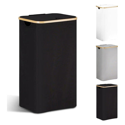 Versatile laundry container with lid and carrying handle Acalora