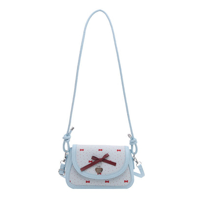 Adorable Bow-Embellished Crossbody Bag Acalora