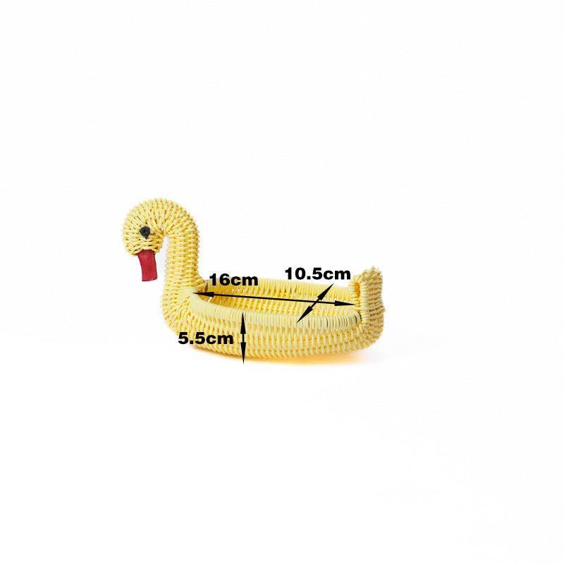 Decorative Wicker Duck Acalora