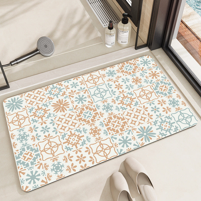 Stylish Abstract Bath Mat Acalora