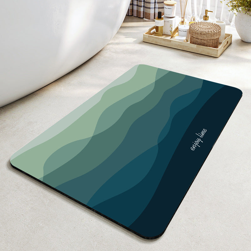 Motivational Phrase Bath Mat Acalora