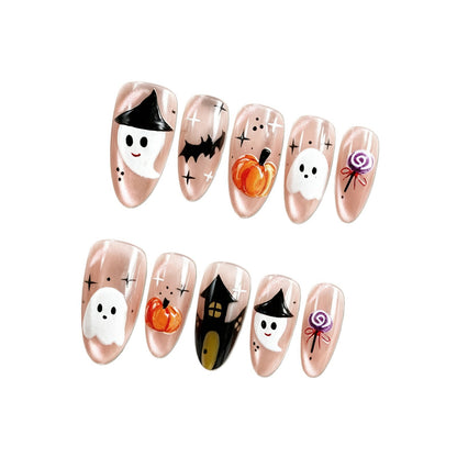 Halloween-Themed Press-On Nail Art Set Acalora 1788495618
