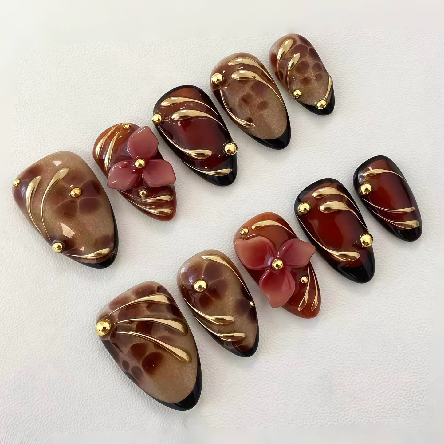 Elegant Decorative Nail Tips Acalora