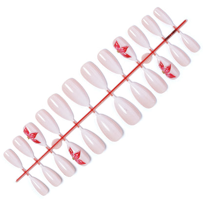 Artistic Floral Nail Decorations Acalora