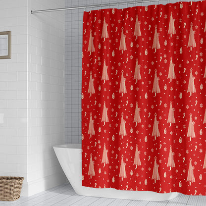Floral Hydrangea Pattern Shower Curtain