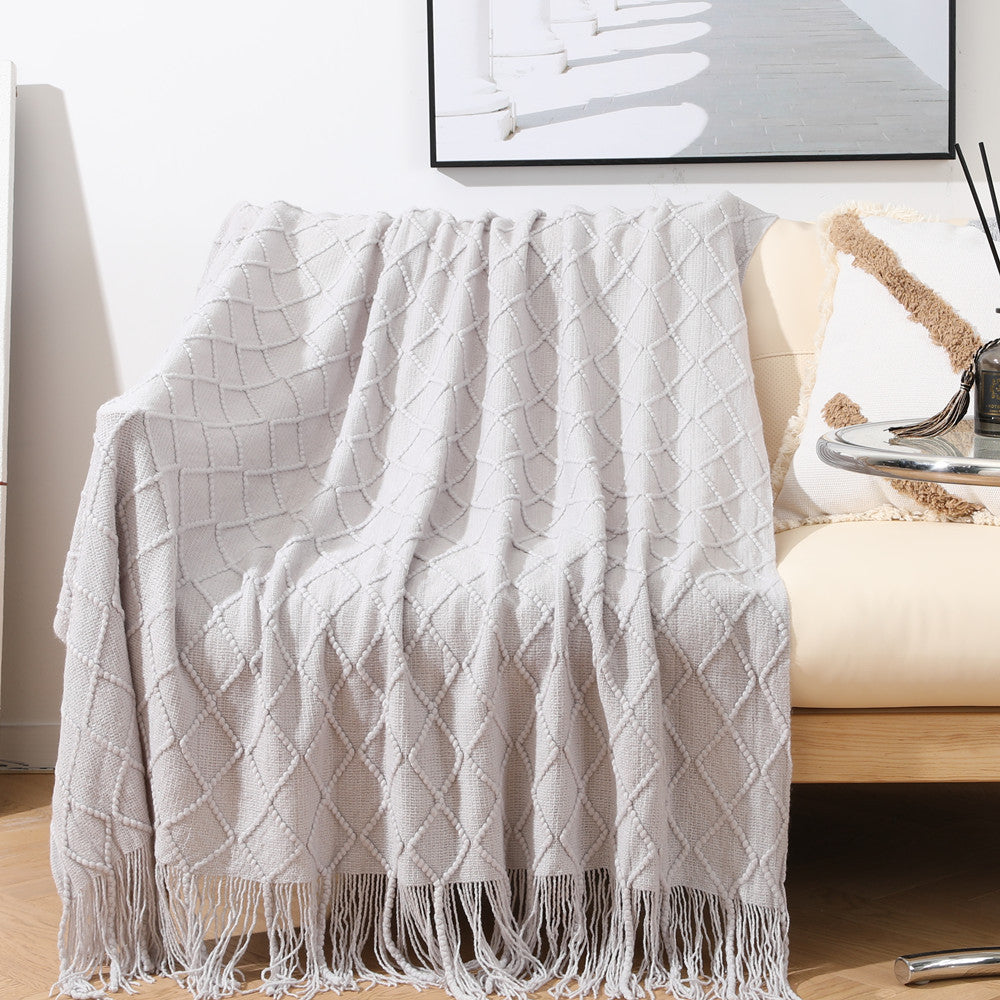 Women's Cozy Textured Throw Blanket