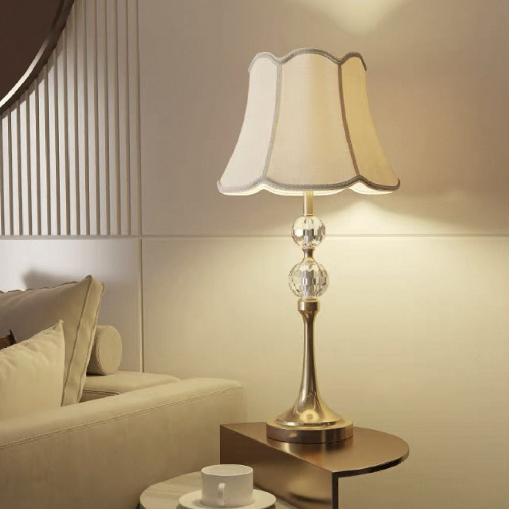 Elegant Fabric Shade Table Lamp