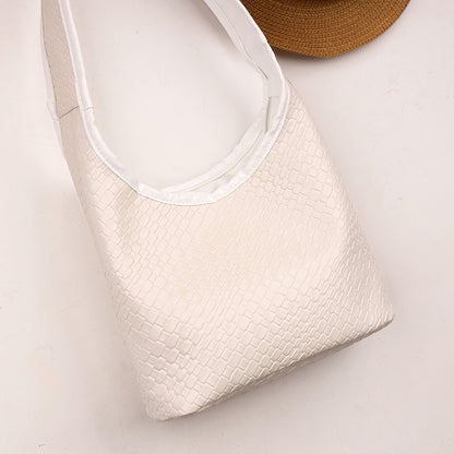 Textured Woven Hobo Bag Acalora