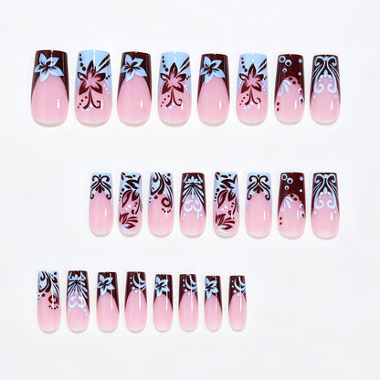 Artistic Long Nail Wraps Acalora