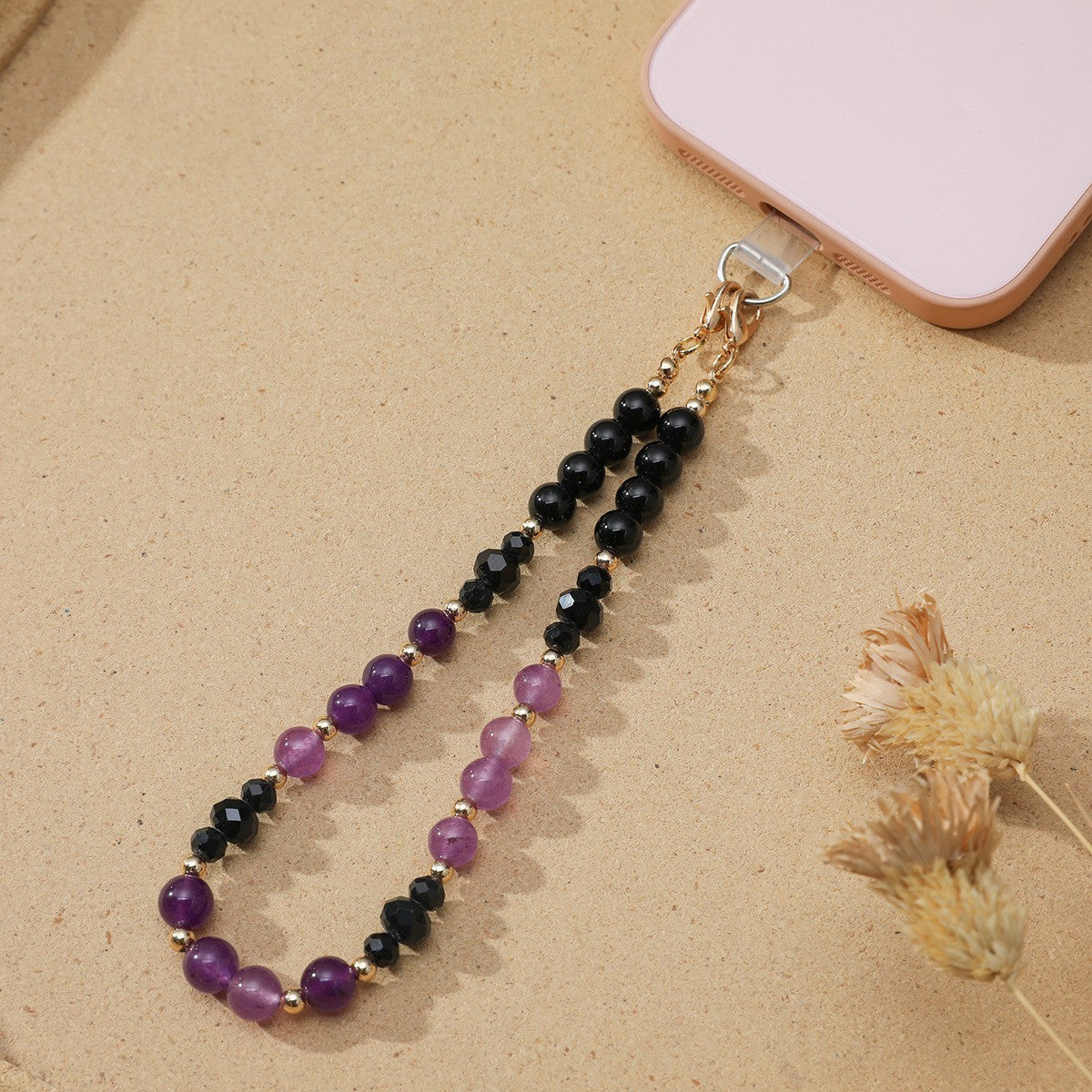 Beaded Phone Chain Holder Acalora