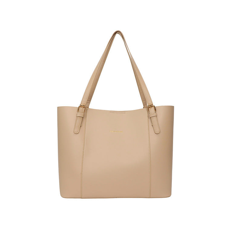 Sleek Minimalist Leather Tote Bag Acalora