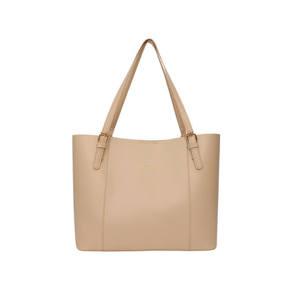Sleek Minimalist Leather Tote Bag Acalora