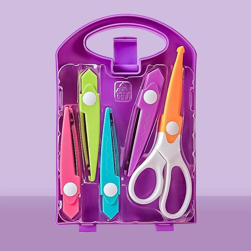 BowLift | Safe Craft Scissors and Punch Set for Children
