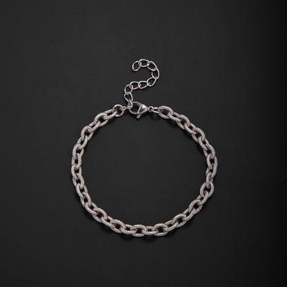 Interlaced Metal Link Bracelet Acalora