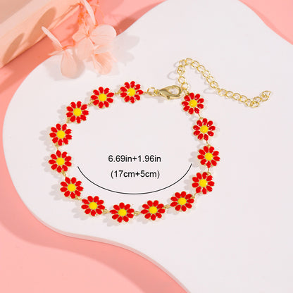 Floral Charm Bracelet Acalora