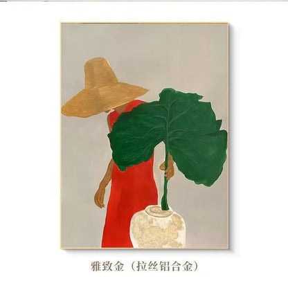 Modern Abstract Figure Canvas Art