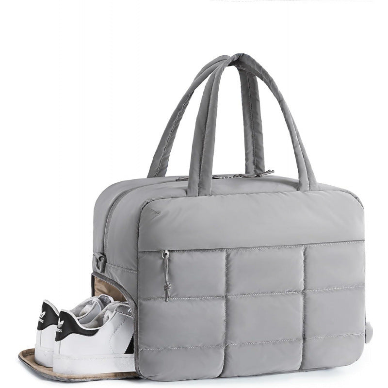 Multi-Functional Quilted Gym Duffel Bag Acalora