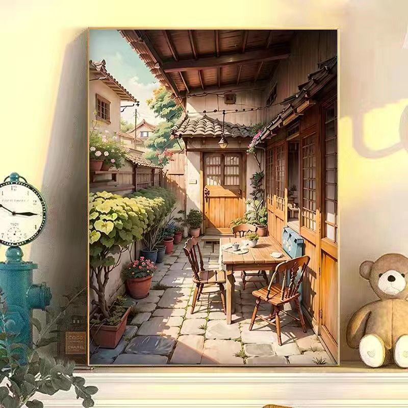 Serenity-Inspired Garden Scene Wall Art