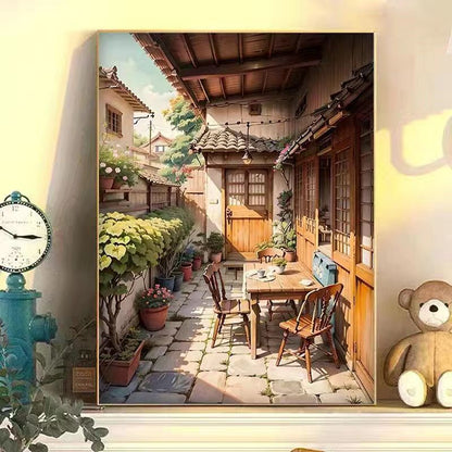 Serenity-Inspired Garden Scene Wall Art