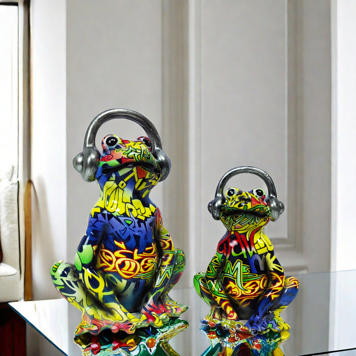 Musical Frog Sculpture Acalora