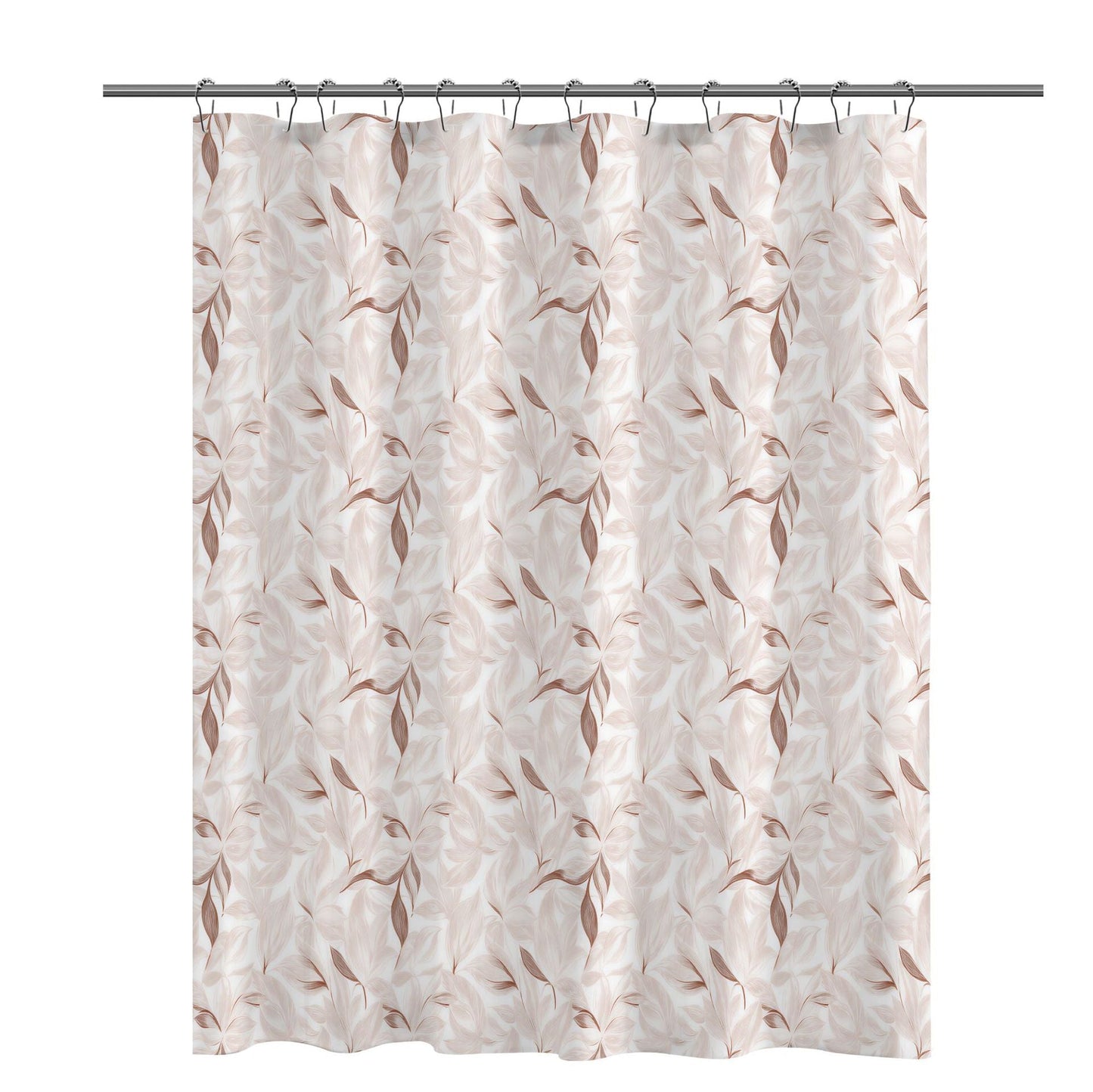 Artistic Floral Print Shower Curtain