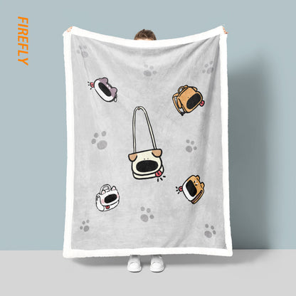 Unisex Decorative Fleece Blanket