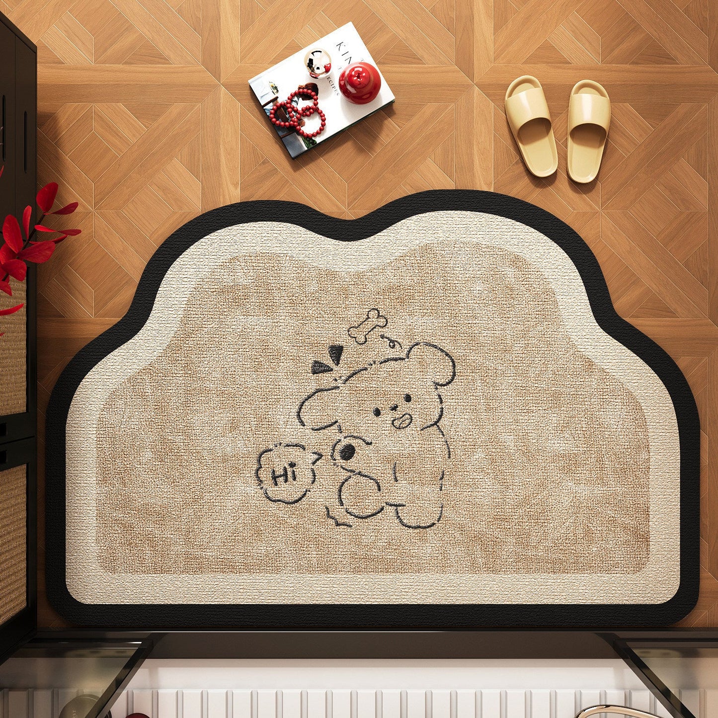Charming Cat-Themed Door Mat