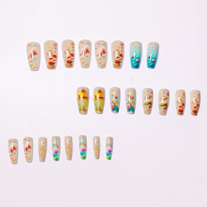 Underwater Scenery 3D Nail Art Acalora