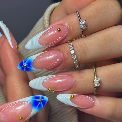 Glamorous Artistic Stiletto Press-On Nails Acalora