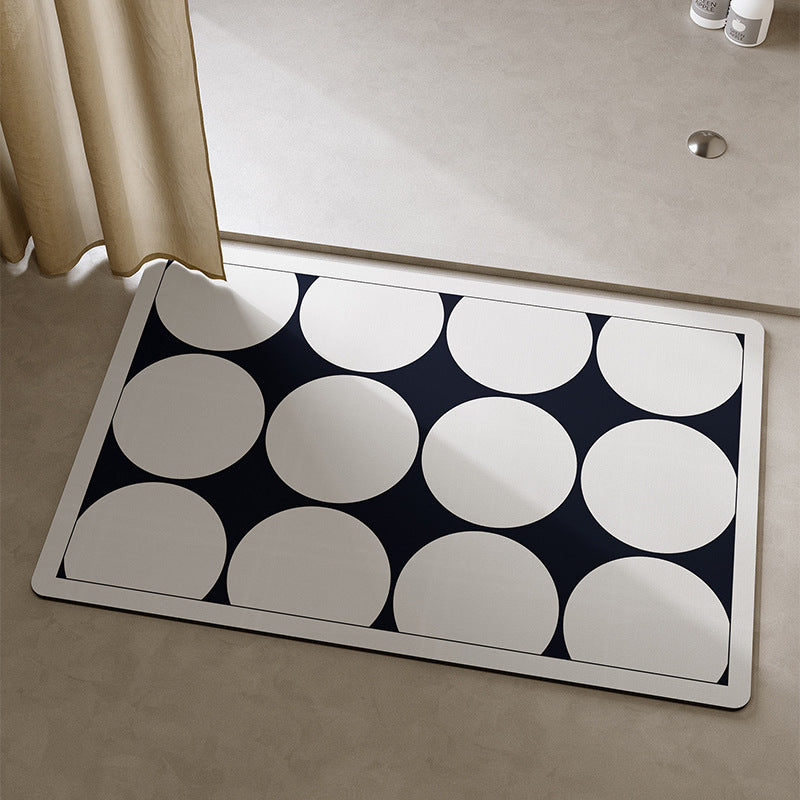 Playful Cat-Themed Bath Mat