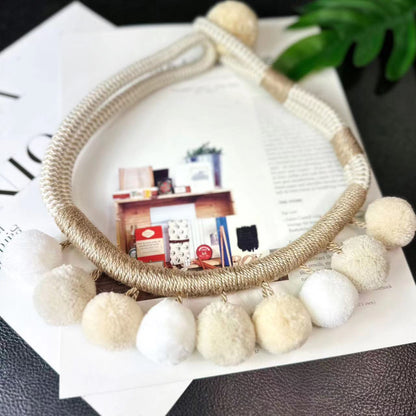 Trendy Knit Necklace Acalora