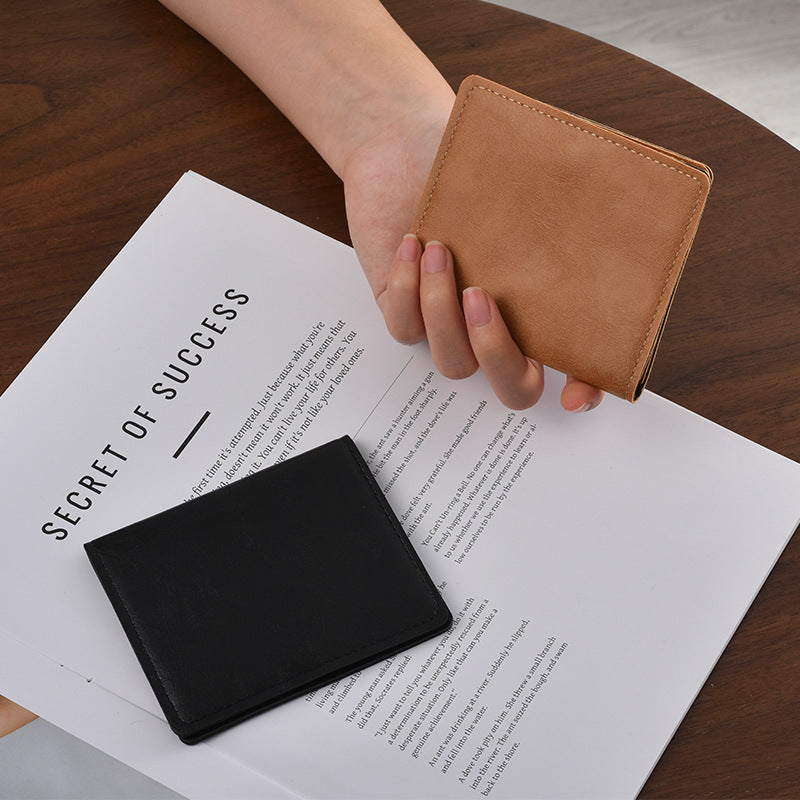 Compact Leather Card Holder Acalora