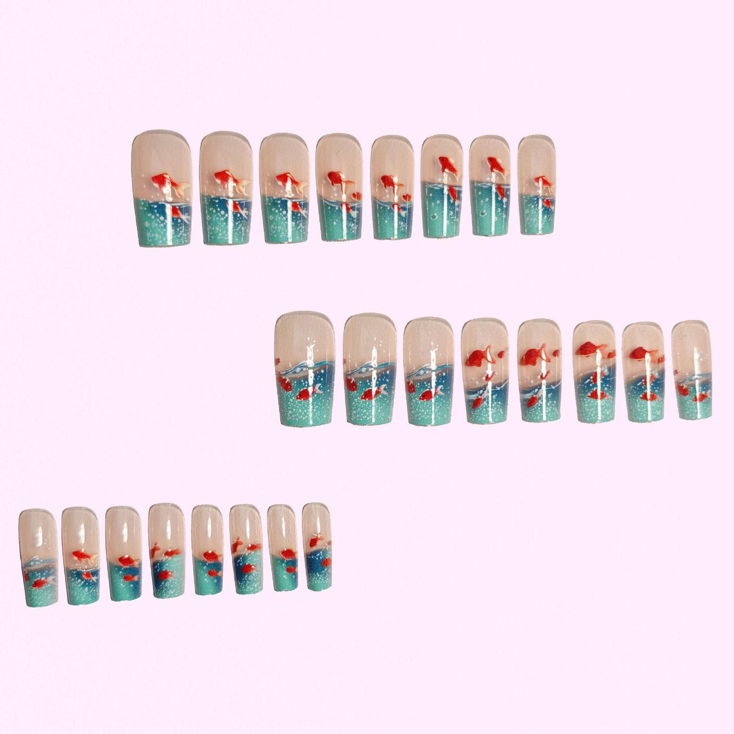 Aquatic Fantasy Nail Art Acalora