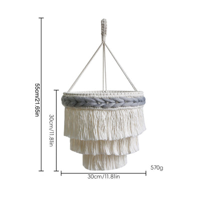 Modern Macramé Pendant Lamp