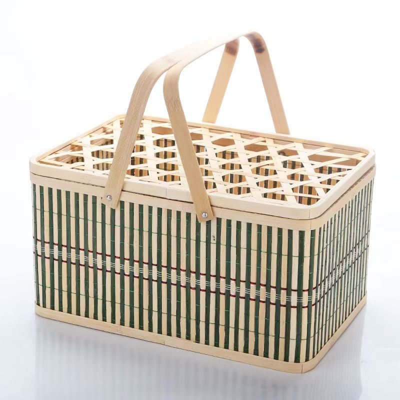Basket for Picnic and Storage Acalora