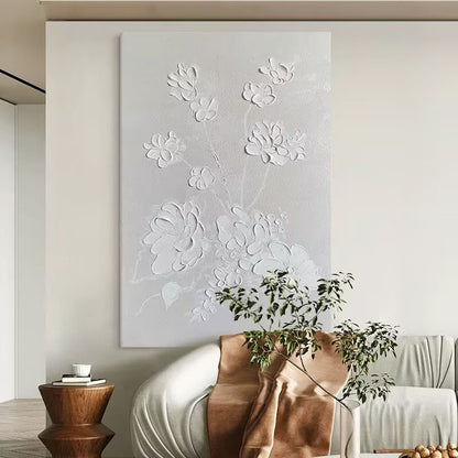 Textured Floral Wall Art