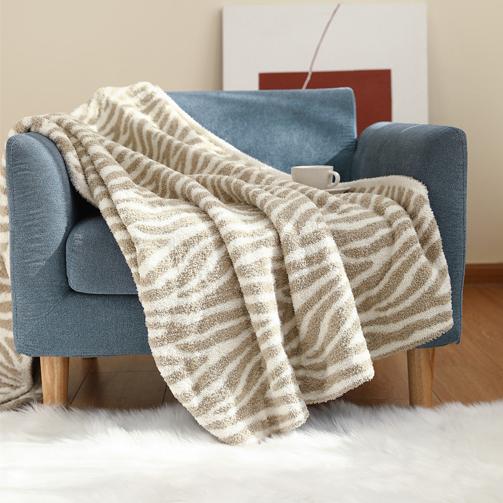Cozy Knitted Throw Blanket