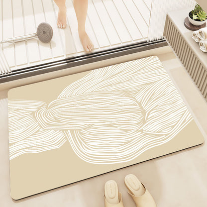 Abstract Modern Bath Mat Acalora