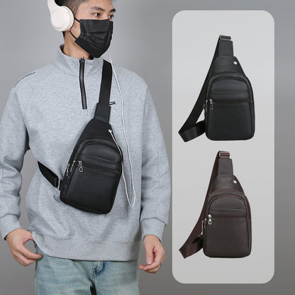 Premium Leather Sling Backpack Acalora