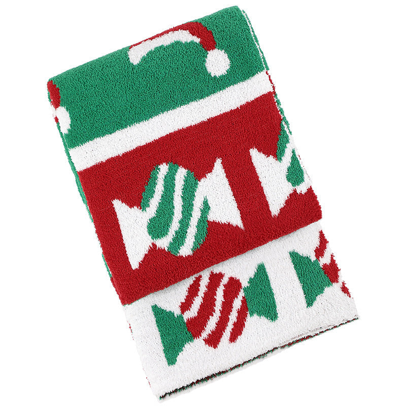 Festive Cozy Throw Blanket