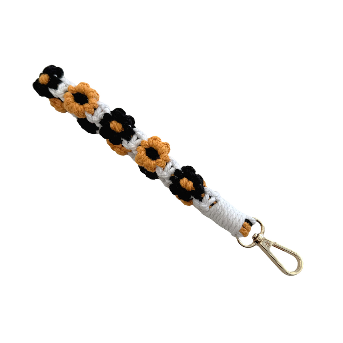 Floral Macrame Keychain Strap Acalora 1788942629