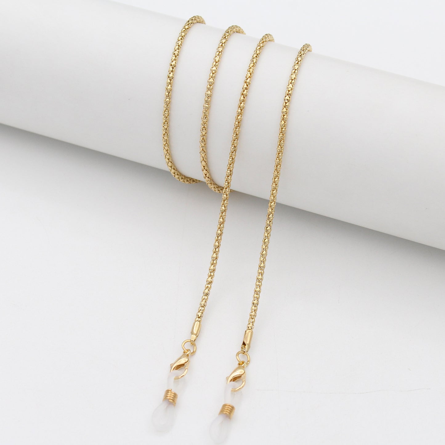 Elegant Pearl Chain Eyewear Holder Acalora