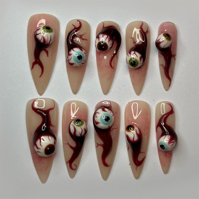 Artistic Halloween Press-On Nail Set Acalora